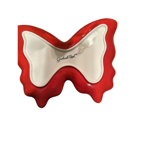 Grassland roads Butterfly Serving Platter With Spreader - Picture 2 of 2